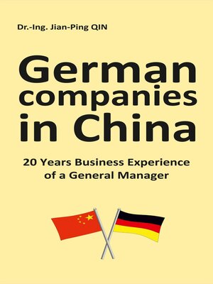 cover image of German Companies in China